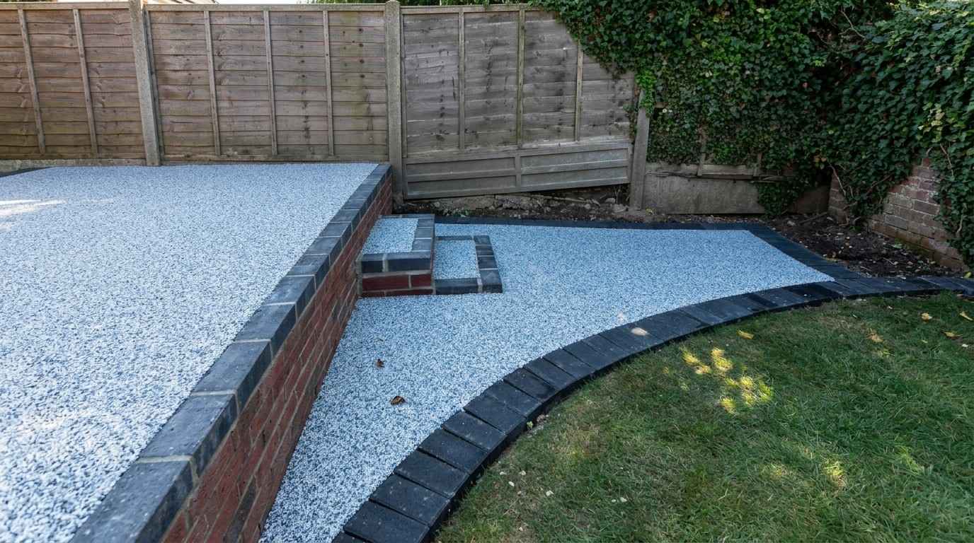Resin patio